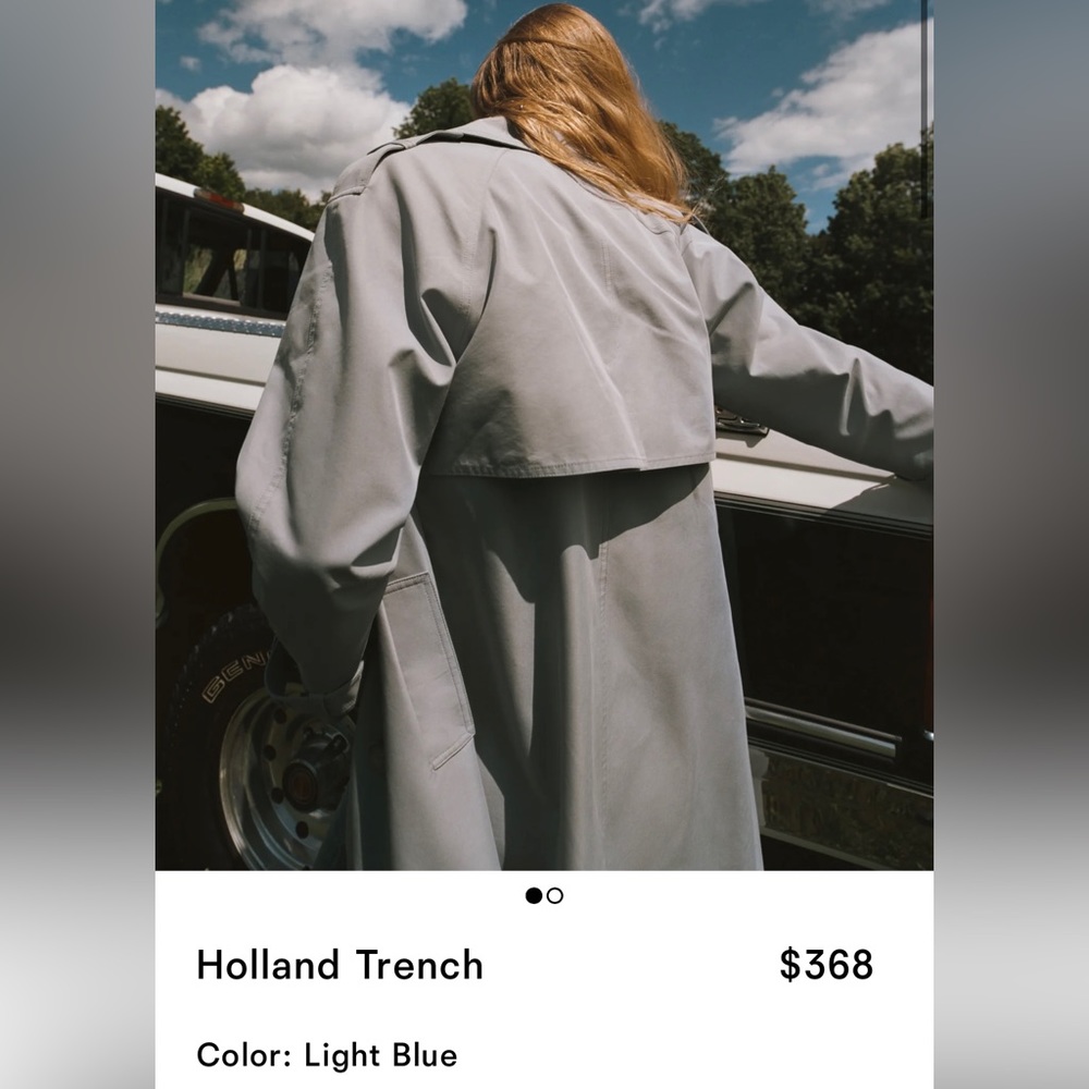 Reformation Holland Trench Coat